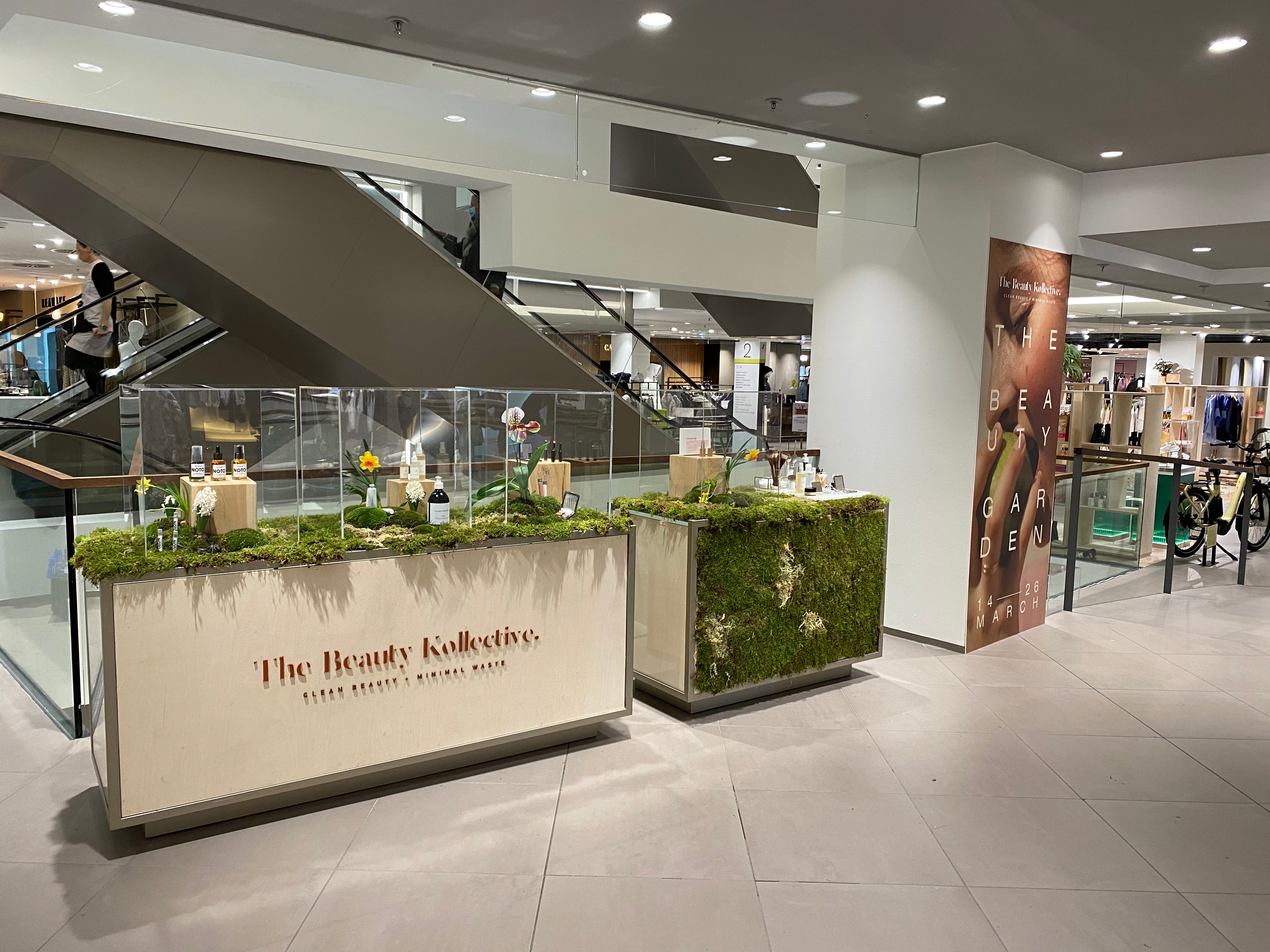 the beauty garden event at jelmoli