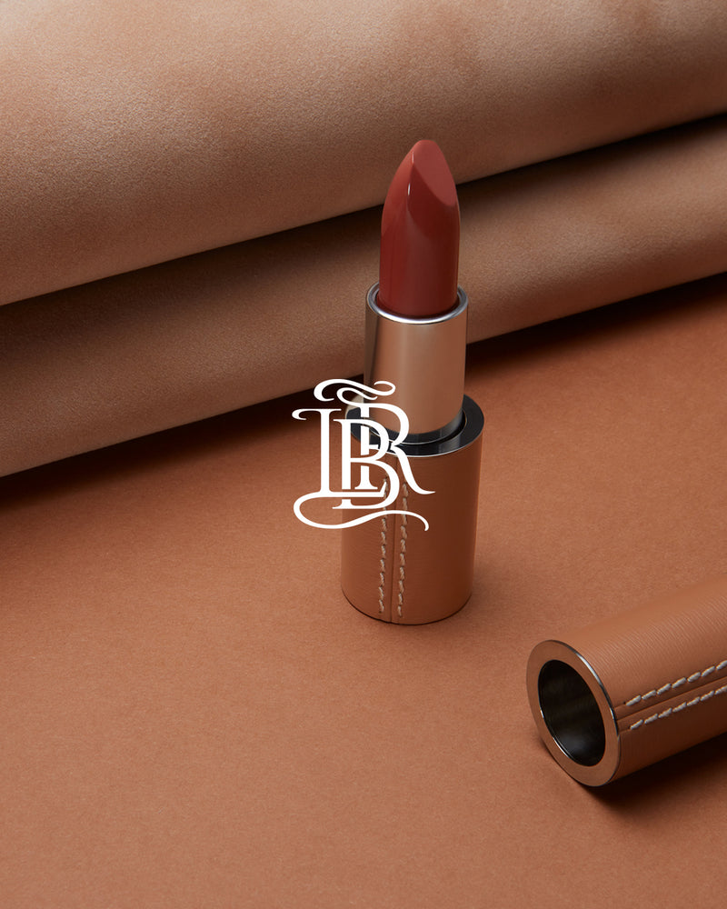 La Bouche Rouge - Camel Fine Leather Lipstick Case