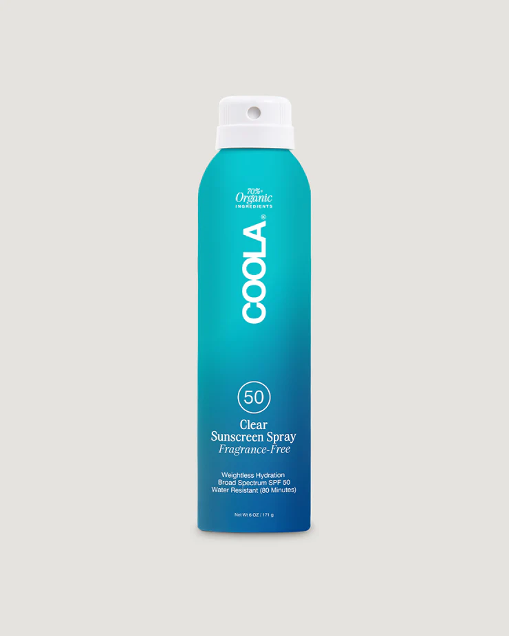 Coola Clear Sunscreen Spray SPF 50 - Fragrance Free