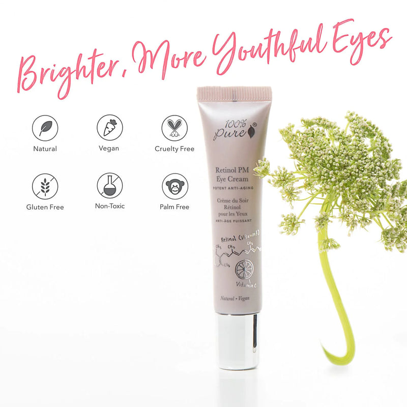 100% Pure Retinol PM Eye Cream 