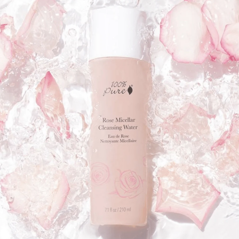 100% Pure Rose Micellar Cleansing Water