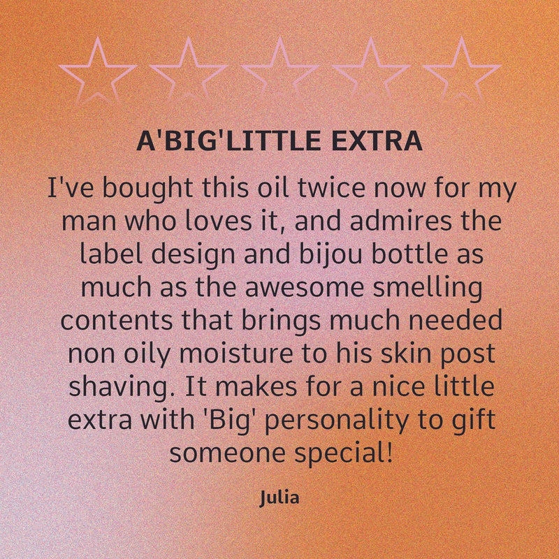 Neighbourhood Botanicals 'Big Strong Man Moisture Man's Facial Oil