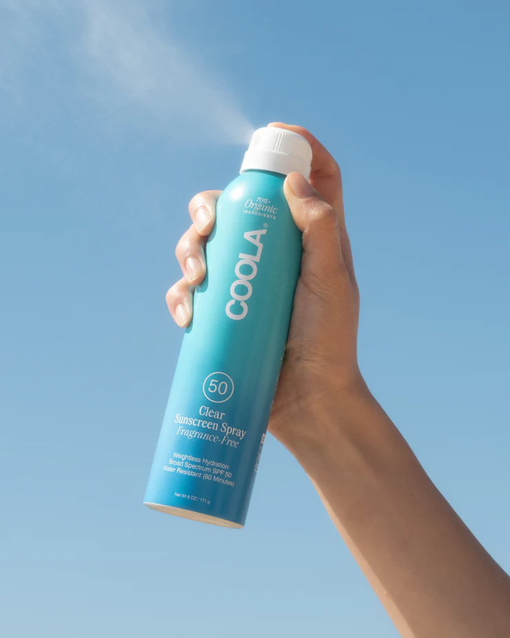 Coola Clear Sunscreen Spray SPF 50 - Fragrance Free