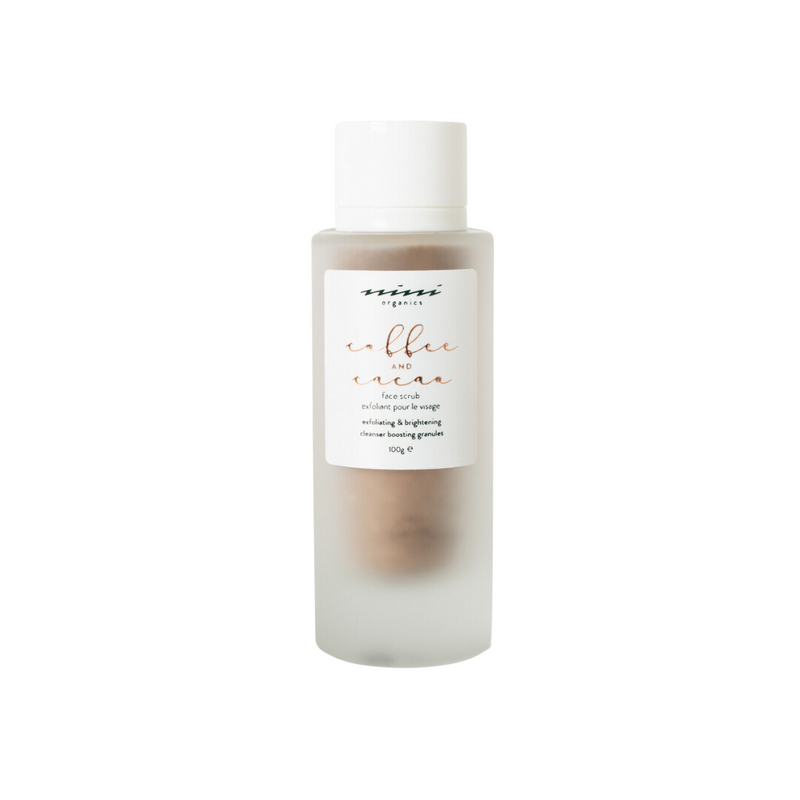 Nini Organics Coffee and Cacao Face Scrub BBE 01.24