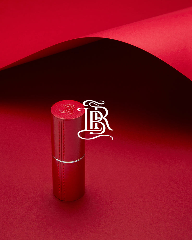 La Bouche Rouge - Red Fine Leather Lipstick Case