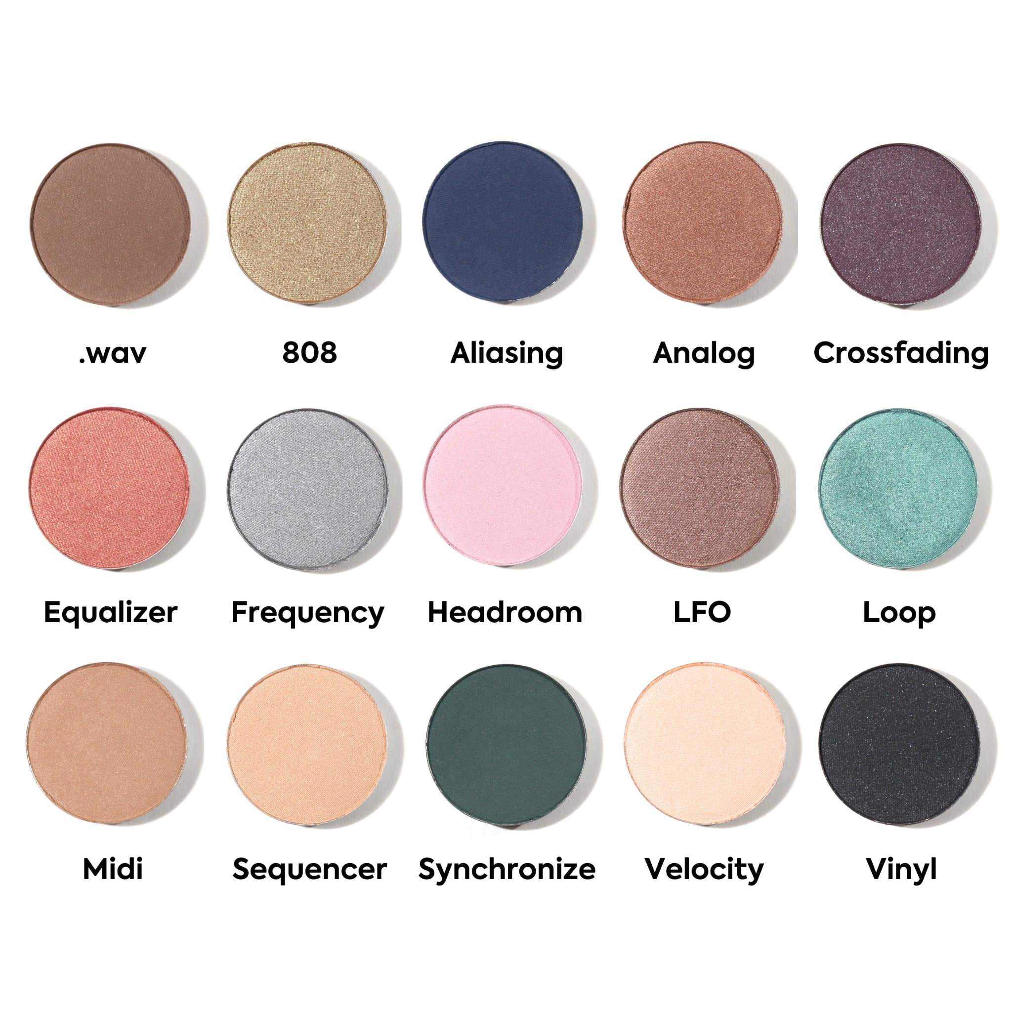 Hiro Natural Pressed Eye Shadow Refill ".wav"
