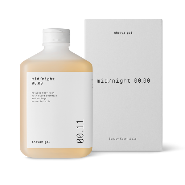 midnight 00.00 SHOWER GEL 00.11