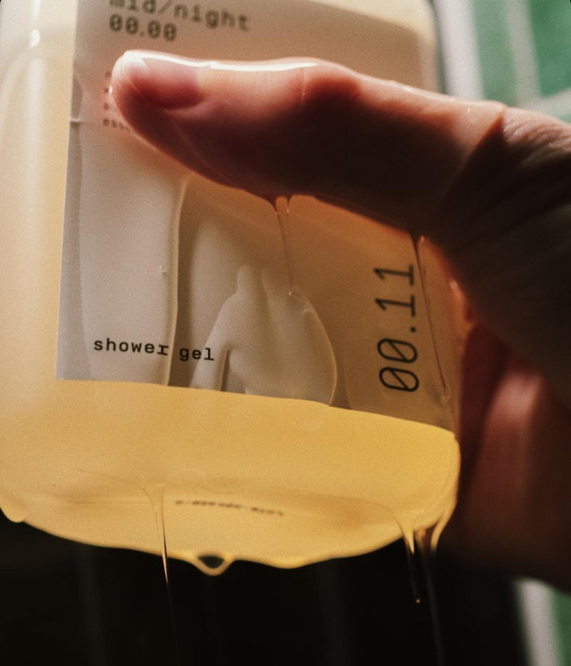 midnight 00.00 SHOWER GEL 00.11